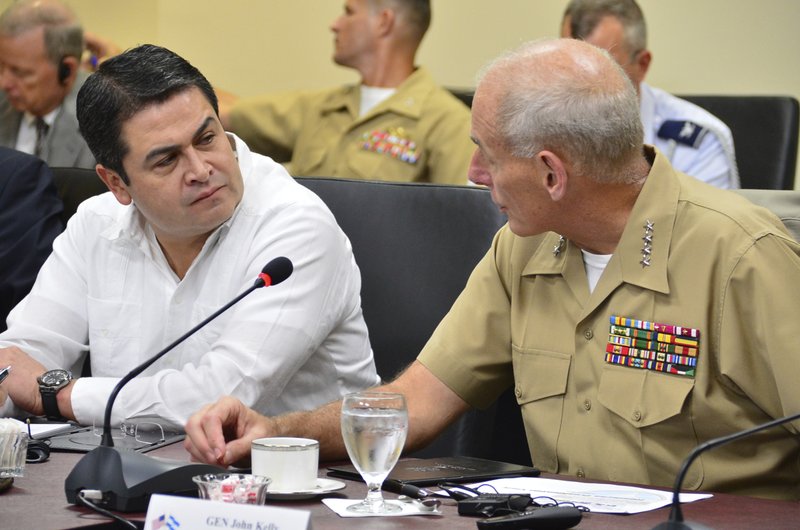 Honduran President Juan Orlando Hernandez & Gen. John Kelly