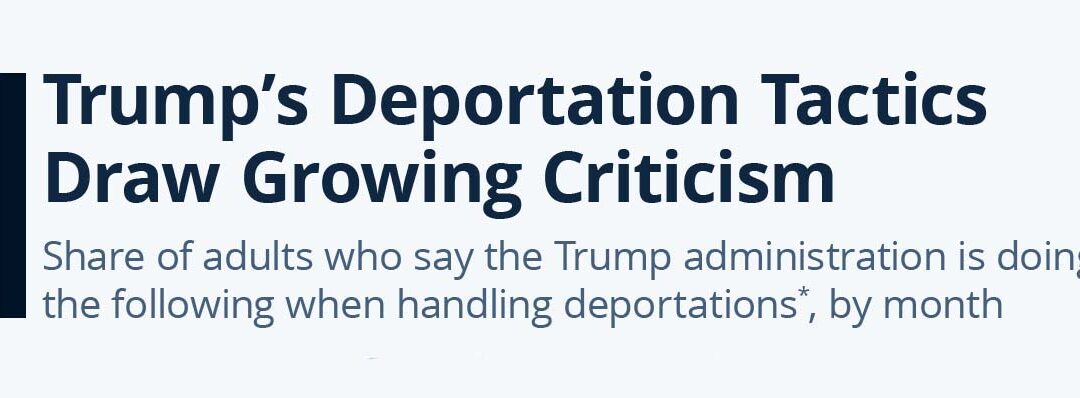 Trump Administration Deportation Tactics Draw Growing Criticism